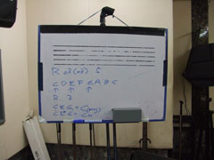 �z���C�g�{�[�h���g���ăA�h���u���_�̕׋��B